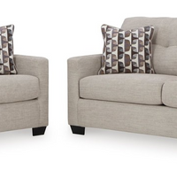 217 "Pebble" Modern Sofa & Loveseat Set – Neutral 2-Piece Living Room (PRE-ORDER)