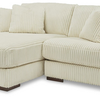 "Modern 2-Piece L-Shaped Sectional – Left/Right Facing Chaise, Two Colors"