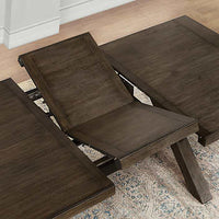 Blakely 7-piece Dining Table Set, Brown finish