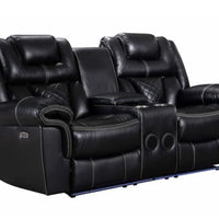 Party Time 3PCS POWER RECLINING LIVING ROOM SET, W/LED, WIRELESS CHARGER, BLUETOOTH SPEAKERS