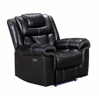 Party Time 3PCS POWER RECLINING LIVING ROOM SET, W/LED, WIRELESS CHARGER, BLUETOOTH SPEAKERS