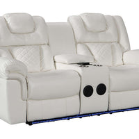 Party Time 3PCS POWER RECLINING LIVING ROOM SET, W/LED, WIRELESS CHARGER, BLUETOOTH SPEAKERS