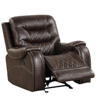 Ashley3001 OVERSIZED Saddle 3PC Reclining Set, ( Sofa w/ Drop-Down Table with Cupholders & Power Box (USB/Power Outlets) - Loveseat with Storage Console - Recliner Chair with Glider) / PRE-ORDER