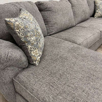 BRENTWOOD BLACK/GRAY/OATMEAL LINEN SECTIONAL / PRE-ORDER