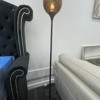 Diamond Palace Black Velvet Bedroom Set ( Bed, Dresser, Mirror, Nightstand, Chest )