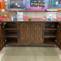 Tresanti 72" Harper TV Console, 2 Adjustable Shelves in Each of the 2 Double-Door Cabinets