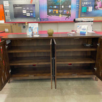 Tresanti 72" Harper TV Console, 2 Adjustable Shelves in Each of the 2 Double-Door Cabinets