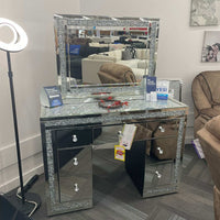 Glass/Mirror Led Vanity Set