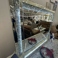 Glass/Mirror Led Vanity Set