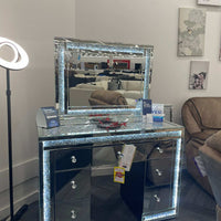 Glass/Mirror Led Vanity Set