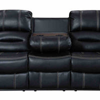 Lexington Brown/Black/Gray 2023 3PC Reclining Living Room Set, Sofa with Drop Down Wood Panel and Cupholders, Loveseat with Console and 2 Rockers & Recliner Chair with Rocker