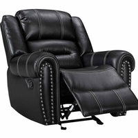 Lexington Brown/Black/Gray 2023 3PC Reclining Living Room Set, Sofa with Drop Down Wood Panel and Cupholders, Loveseat with Console and 2 Rockers & Recliner Chair with Rocker