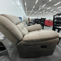 Gray Fabric Manual Recliner Chair