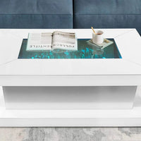 Coffee table, Color Changing Light - Bluetooth Speaker (Remote Controller)