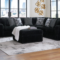Piece L-Shaped Sectional Sofa with Ottoman – Deep Cushions & Modern Style