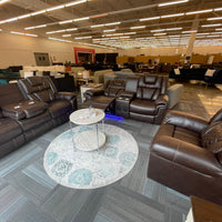 Party Time 3PCS POWER RECLINING LIVING ROOM SET, W/LED, WIRELESS CHARGER, BLUETOOTH SPEAKERS