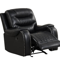 OVERSIZED 3PC Reclining Set - ( Sofa w/ Drop Down Table with Cupholders & Power Box - Loveseat with Storage Console - Chair with Glider)