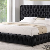 Dream Black Platform Bed - Queen, Black