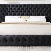 Dream Black Platform Bed - King, Black