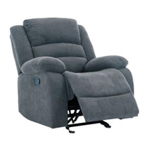 Dynamo2-CHARCOAL 3PC Reclining Set, Sofa w/ drop down + 2 cupholders, Loveseat & Rocking Chair / PRE-ORDER