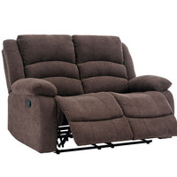 Dynamo2-CHOCOLATE 3PC Reclining Set, Sofa w/ drop down + 2 cupholders, Loveseat & Rocking Chair / PRE-ORDER