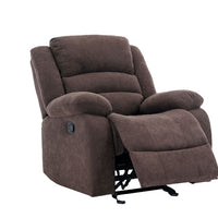 Dynamo2-CHOCOLATE 3PC Reclining Set, Sofa w/ drop down + 2 cupholders, Loveseat & Rocking Chair / PRE-ORDER