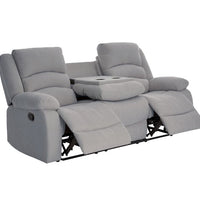 Dynamo2-STONE 3PC Reclining Set, Sofa w/ drop down + 2 cupholders, Loveseat & Rocking Chair / PRE-ORDER