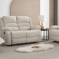 Dynamo2-SAND 3PC Reclining Set, Sofa w/ drop down + 2 cupholders, Loveseat & Rocking Chair / PRE-ORDER
