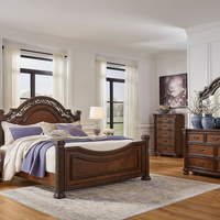 HH11-116 (5 Piece) Bedroom Set with Distressed Wood Finish – Rustic Elegance
