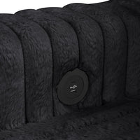 Forever Black/mocha Sectional With Pull-Out Bed Sectional w/Storage Chaise ** NEW ARRIVALS **