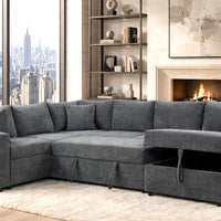 Forever Sectional With Pull-Out Bed Sectional w/Storage Chaise ** NEW ARRIVALS **