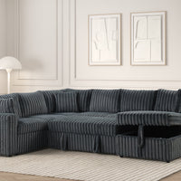 Forever Sectional With Pull-Out Bed Sectional w/Storage Chaise ** NEW ARRIVALS **