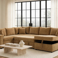 Forever Sectional With Pull-Out Bed Sectional w/Storage Chaise ** NEW ARRIVALS **