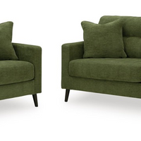 216 2-Piece Olive Sofa and Loveseat Set – Stylish Comfort with Spacious Design (PRE-ORDER)
