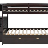 315 Staircase Storage Bunk Bed w/ Trundle – Full over Full & Solid Wood (PRE-ORDER)