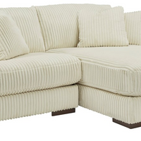 "Modern 2-Piece L-Shaped Sectional – Left/Right Facing Chaise, Two Colors"