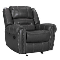 Lexington Brown/Black/Gray 2023 3PC Reclining Living Room Set, Sofa with Drop Down Wood Panel and Cupholders, Loveseat with Console and 2 Rockers & Recliner Chair with Rocker