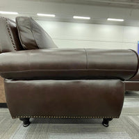Mortara Top Grain Brown Leather Sectional 2-Piece Set by Abbyson – AS-IS ** SALE **