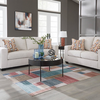 2-Piece Sofa and Loveseat Set – Modern Comfort in Stone or Ink Fabric Options ** PRE-ORDER **