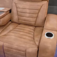 TOKYO 3PC Brown Power Reclining, Power headrest Set, Brown Bluetooth Speaker In Loveseat ** NEW ARRIVAL **