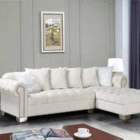 Royal, Living Room Sofa Sectioanl, Velvet, Durable, Black/Gray/Beige ** PRE-ORDER**