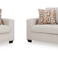 2-Piece Sofa and Loveseat Set – Modern Comfort in Stone or Ink Fabric Options ** PRE-ORDER **