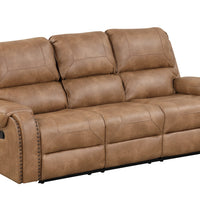Titan OVERSIZED 3pc Reclining Set, Sofa Drop Down Table W/Power Outlet/USB Ports, Loveseat with Gliders and Storage Console & Rocker Swivel Recliner Chair / PRE-ORDER