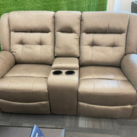 Toris 3-Piece Manual Reclining Living Room Set, Taupe (Brownish Grey)