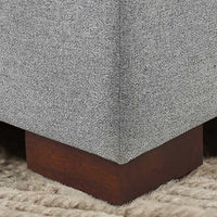 Thomasville Langdon Fabric Sectional with Storage Ottoman Gray, Solid Wood Legs ** SALE**