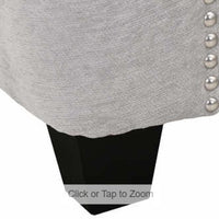 Boardwalk Fabric L-Shaped Sectional, Foam seat cushions-Solid wood legs-Nail head trim-Sinuous spring suspension