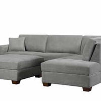 Thomasville Miles Fabric Sectional with Ottoman