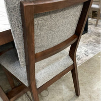 Galena Upholstered 9-Piece Dining Set, Dining Table and 8 Chairs