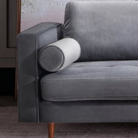 Velvet Roxy Grey Sectional