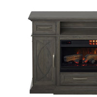 Tresanti Gabrielle 74" TV Console with ClassicFlame CoolGlow 2-in-1 Electric Fireplace and Fan